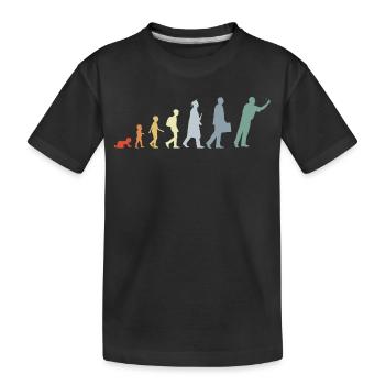 Évolution du dard - T-shirt bio Premium Enfant - noir - Devant