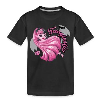 Monster High™ Draculaura Fangtastic - T-shirt bio Premium Enfant - noir - Devant