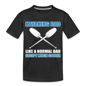 Kayak Kayak - T-shirt bio Premium Enfant - noir - Devant