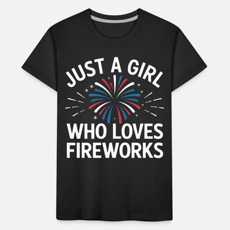 Pyrotechnics Fireworks Pyrotechnics Kids' Premium Organic T-Shirt
