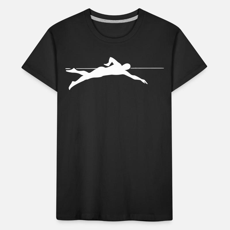 Dynamic Sprinter Line Graphics Kids' Premium Organic T-Shirt