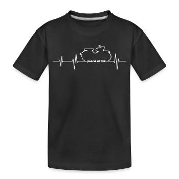Simson Star ECG - Pulse of Life - T-shirt bio Premium Enfant - noir - Devant