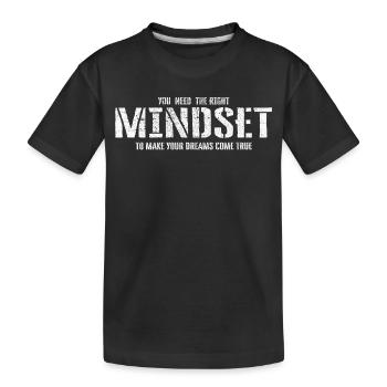 Mentalité - T-shirt bio Premium Enfant - noir - Devant