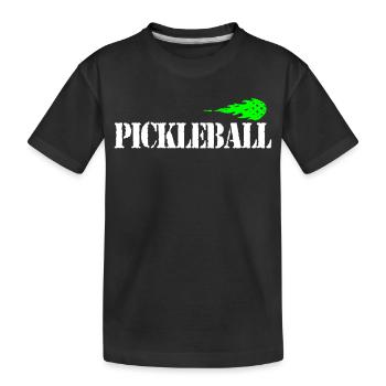Pickleball - T-shirt bio Premium Enfant - noir - Devant