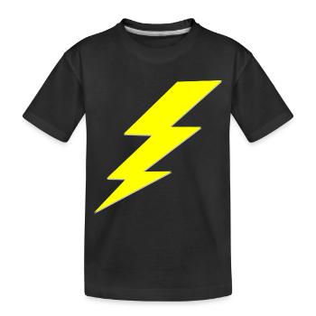 foudre - T-shirt bio Premium Enfant - noir - Devant