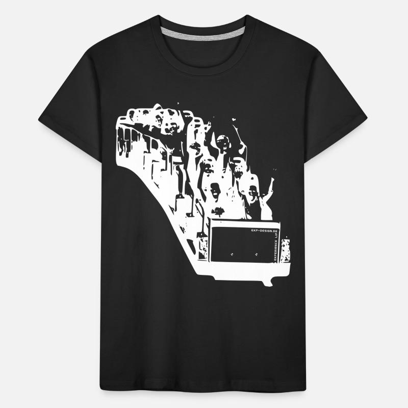 gxp life is a rollercoaster white - roller coastw Kids' Premium Organic T-Shirt