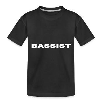 Bassiste T-shirt - T-shirt bio Premium Enfant - noir - Devant