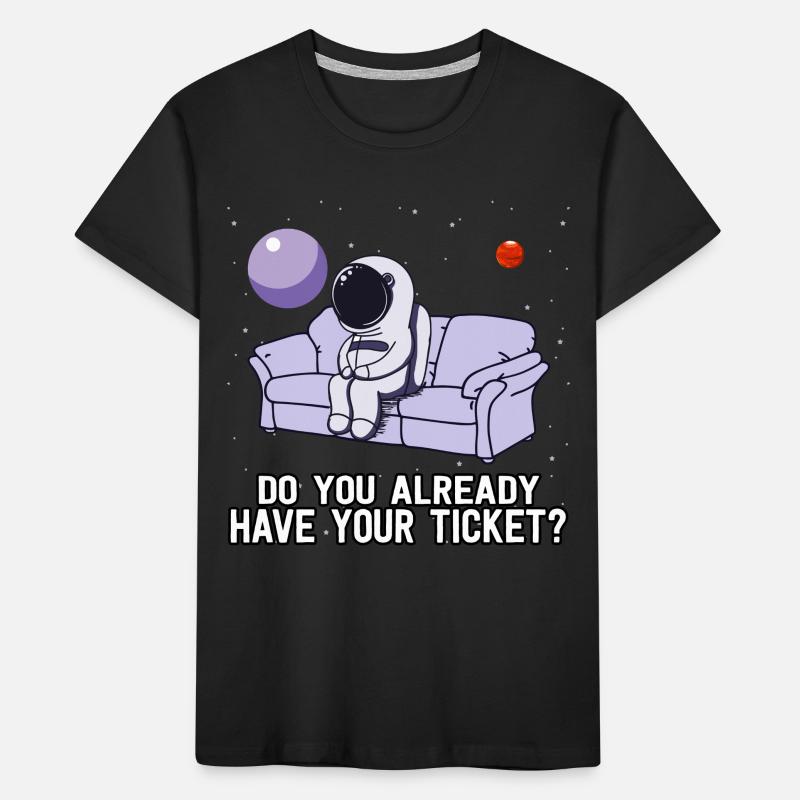 Planet Astronaut Space Space Idée cadeau T-shirt bio Premium Enfant