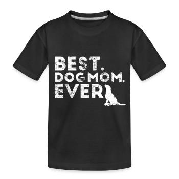 Dog Dog Dog Owner Mother Dog Gift - Kids' Premium Organic T-Shirt - black - Front