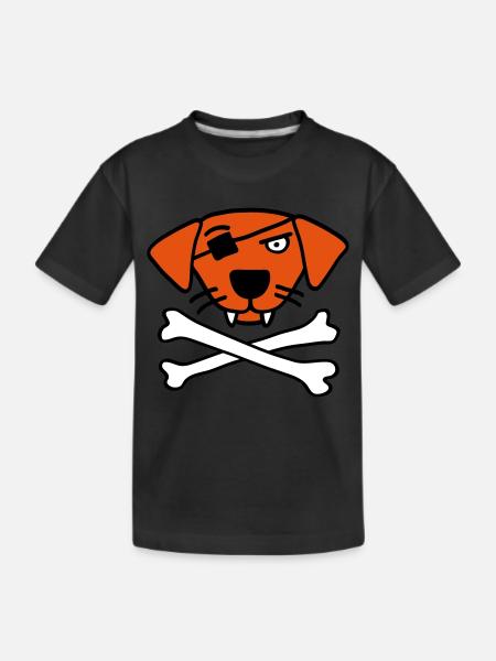 pirate_dog_042013_a_3c - T-shirt bio Premium Enfant - noir
