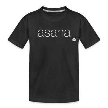 myZEN asana - T-shirt bio Premium Enfant - noir - Devant
