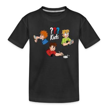 The Three ??? Kids Detectives - Kids' Premium Organic T-Shirt - black - Front