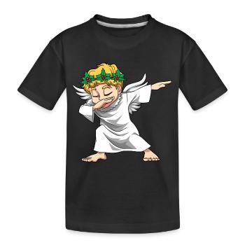 Christkind Weihnacht für Männer, Frauen und - Kinder Premium Bio T-Shirt - Schwarz - Vorne