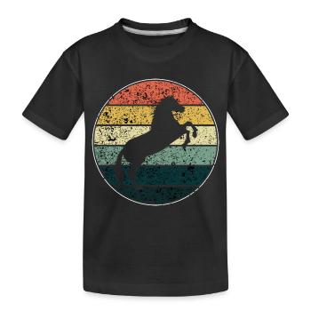 Cheval - T-shirt bio Premium Enfant - noir - Devant
