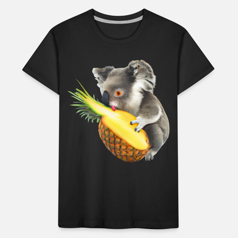 Koala and pineapple Kids' Premium Organic T-Shirt