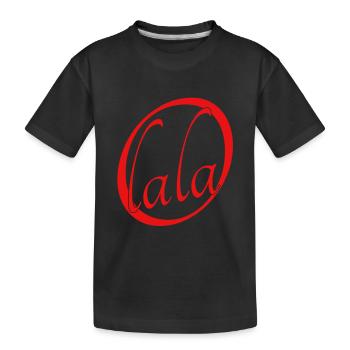 Oh lala, cooler Spruch, lustiger Spruch - Kinder Premium Bio T-Shirt - Schwarz - Vorne