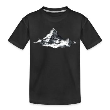 Matterhorn Horu T-Shirt Women Men Kids online - Kids' Premium Organic T-Shirt - black - Front