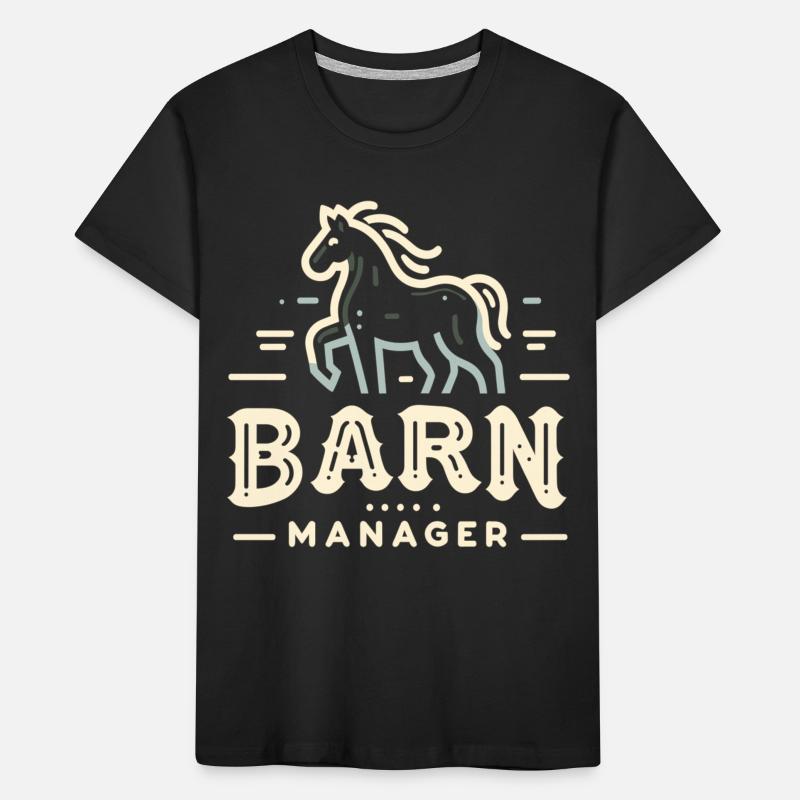 Scheunen-Manager Kinder Premium Bio T-Shirt