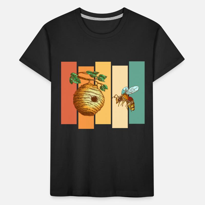 Ruche d’abeille T-shirt bio Premium Enfant