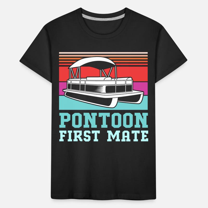 Pontonboot Boot Boote Kinder Premium Bio T-Shirt