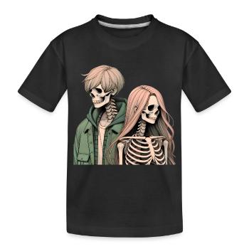 Join the Skeleton Crew Artwork - Kids' Premium Organic T-Shirt - black - Front