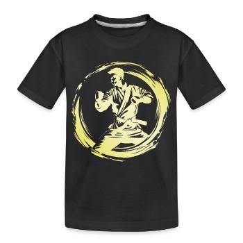 Karaté Homme - T-shirt bio Premium Enfant - noir - Devant