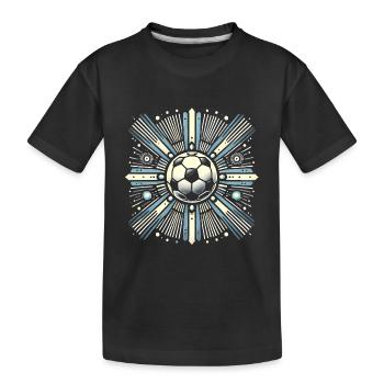 Conception de l’insigne du champion d’Argentine - T-shirt bio Premium Enfant - noir - Devant