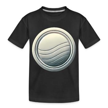 Conception moderne de l’emblème de l’insigne - T-shirt bio Premium Enfant - noir - Devant