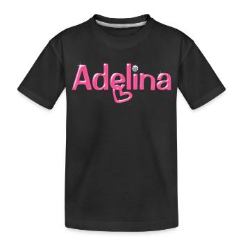 Adelina Name Balloon Police - T-shirt bio Premium Enfant - noir - Devant