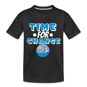 Changement climatique Protection du climat - T-shirt bio Premium Enfant - noir - Devant