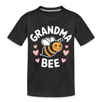 abeille abeille apicultrice abeille abeille - T-shirt bio Premium Enfant - noir - Devant