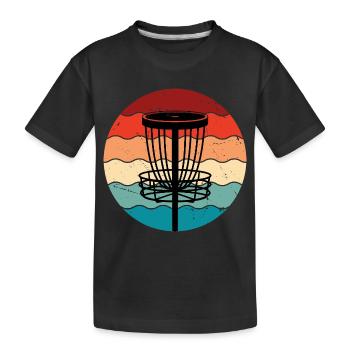 Disc Golf - T-shirt bio Premium Enfant - noir - Devant