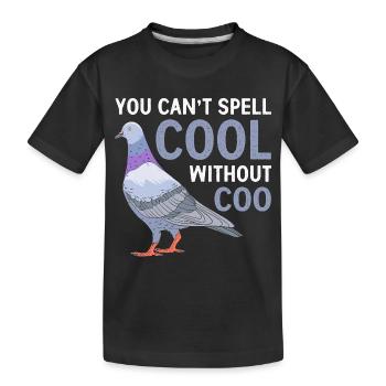 Pigeon Race Pigeon Pigeons - T-shirt bio Premium Enfant - noir - Devant