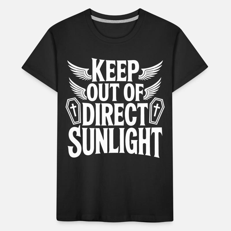 Tenir à l’abri de la lumière directe du soleil ! Vampire Goth Emo T-shirt bio Premium Enfant