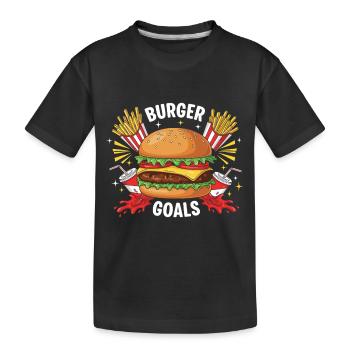 Burgers de Hambourg - T-shirt bio Premium Enfant - noir - Devant