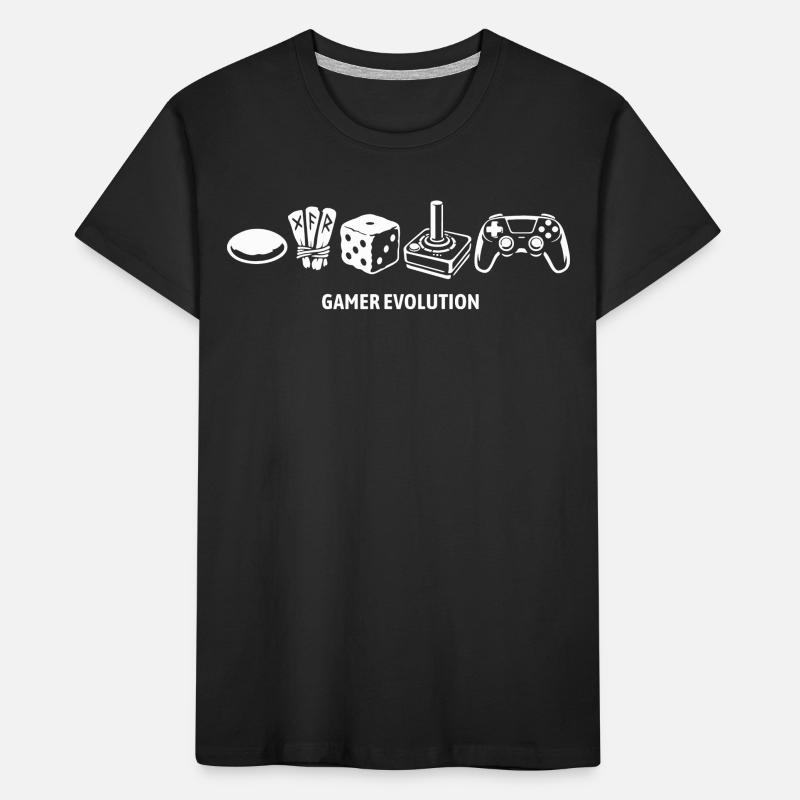 Controller Evolution | Gamer Kinder Premium Bio T-Shirt