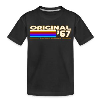 1967 - Kinder Premium Bio T-Shirt - Schwarz - Vorne