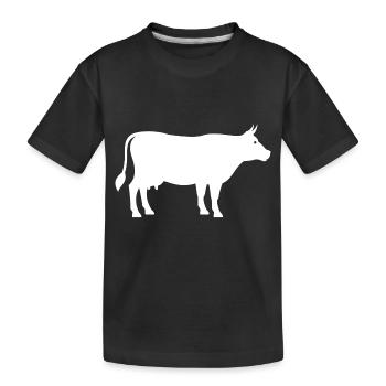 vaches - T-shirt bio Premium Enfant - noir - Devant