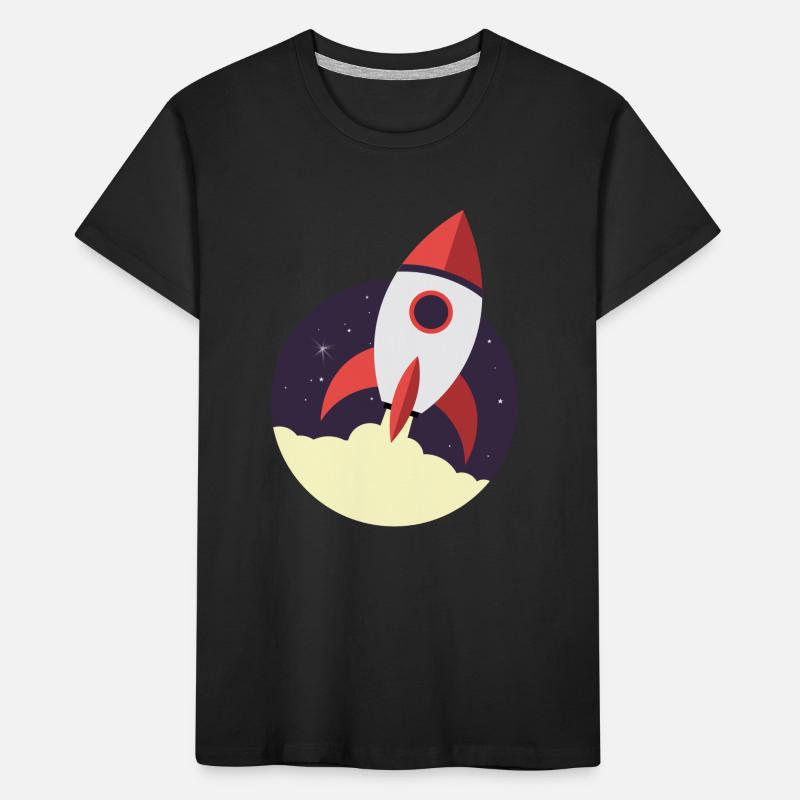 Rocket launch, rocket, space Kids' Premium Organic T-Shirt