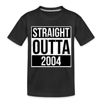 Straight Outta 2004 - T-shirt bio Premium Enfant - noir - Devant