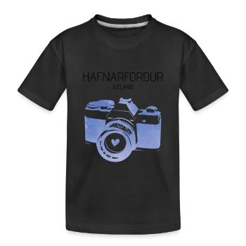 Hafnarfjordur, Islande - T-shirt bio Premium Enfant - noir - Devant