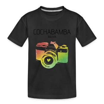 Bolivie, Cochabamba - T-shirt bio Premium Enfant - noir - Devant
