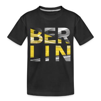 Berlin Underground - Kids' Premium Organic T-Shirt - black - Front