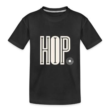hip hop - Kinder Premium Bio T-Shirt - Schwarz - Vorne