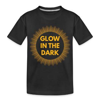 Eclipse, le soleil, cadeaux, T-shirt - T-shirt bio Premium Enfant - noir - Devant