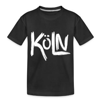 Köln Kölle oder Colonia, Stadt am Rhing mit Dom - Kinder Premium Bio T-Shirt - Schwarz - Vorne