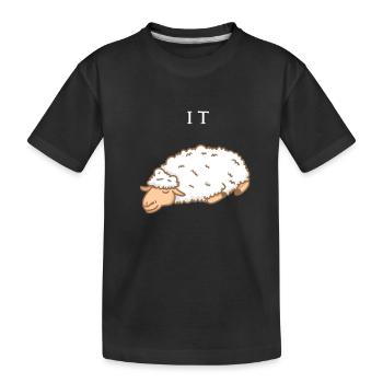 service informatique - Schaaf - sommeil - la science informatique - T-shirt bio Premium Enfant - noir - Devant