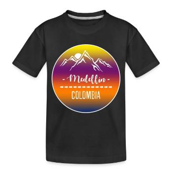 Medellin Colombie - T-shirt bio Premium Enfant - noir - Devant