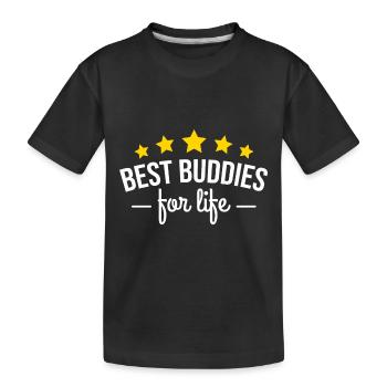 Meilleur Amis Cadeau Amis - T-shirt bio Premium Enfant - noir - Devant