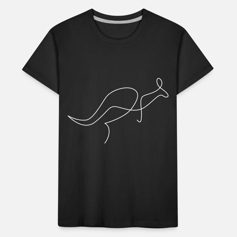 Känguru - Kangaroo Oneline Kinder Premium Bio T-Shirt